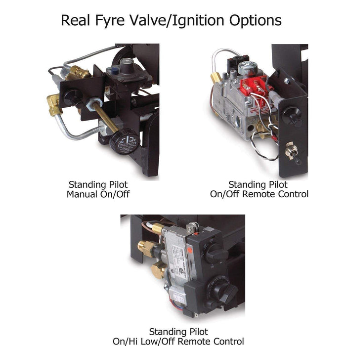 Real Fyre S9 Split Oak Ventless Gas Log Set Only