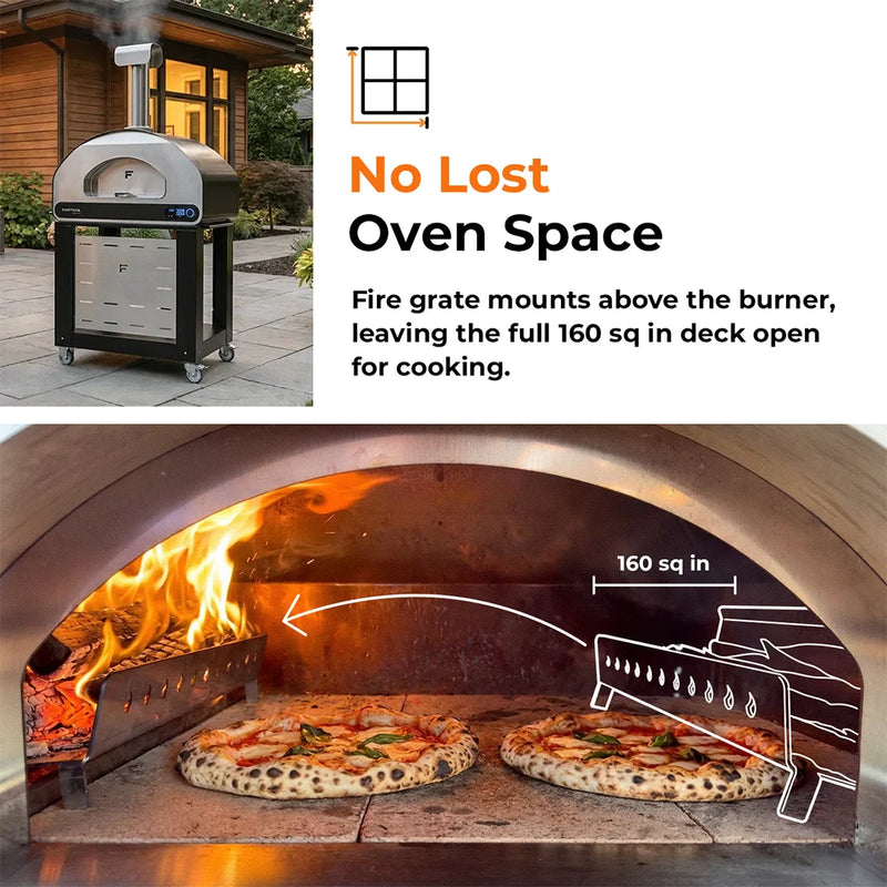 Fontana Gas Pizza Oven Volta 90 Portable Cart