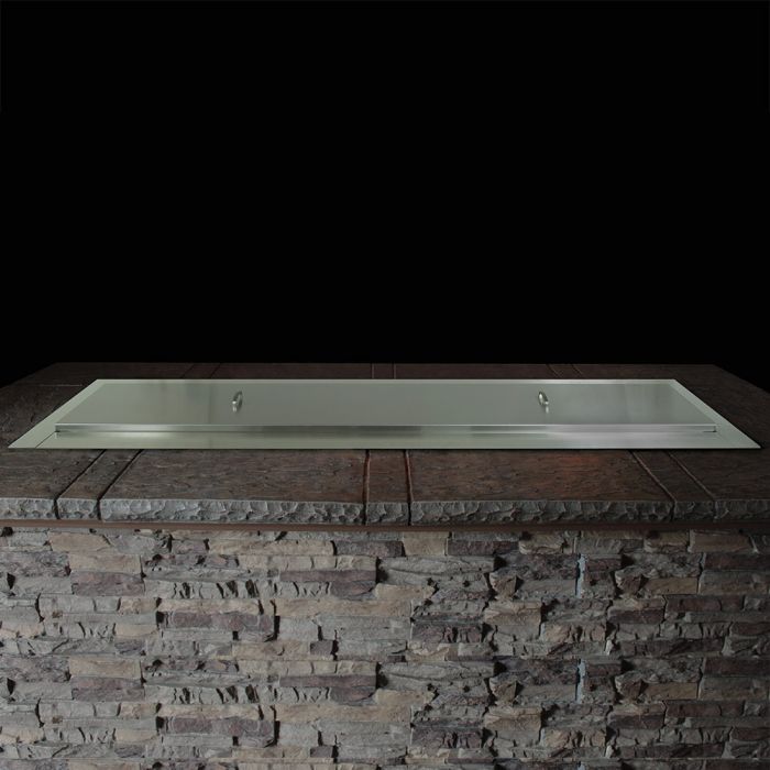 Carol Rose by Empire WC48LSS 48-Inch Stainless Steel Outdoor Weather Cover for Linear Fire Pits