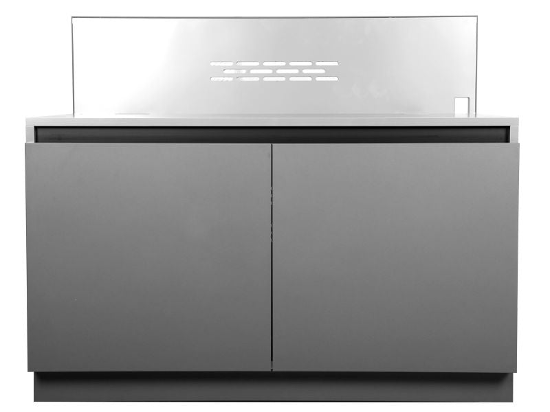 Whistler 5-Burner 172 x 28-Inch Gas Grill Island with Infrared Rear Burner, Refrigerator, Sink, Double Side Burner, and Rotisserie Kit - Black Stainless