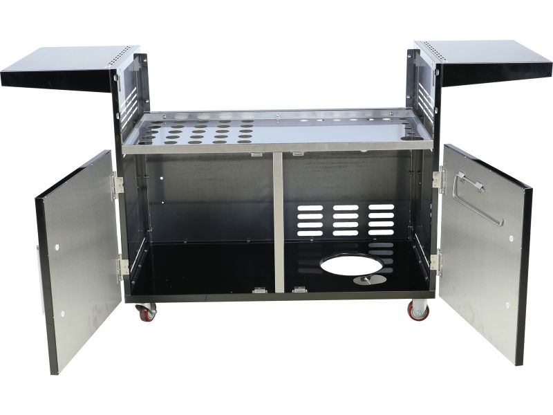 Whistler 42-Inch 5-Burner Gas Grill With Rear Infrared Burner, Grill Lights, Rotisserie Kit & Cover - Black Stainless