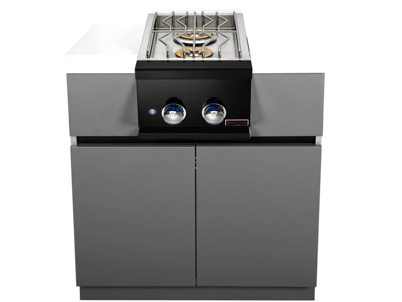 Whistler Outdoor Kitchen Side Burner & Cabinet 32" Black