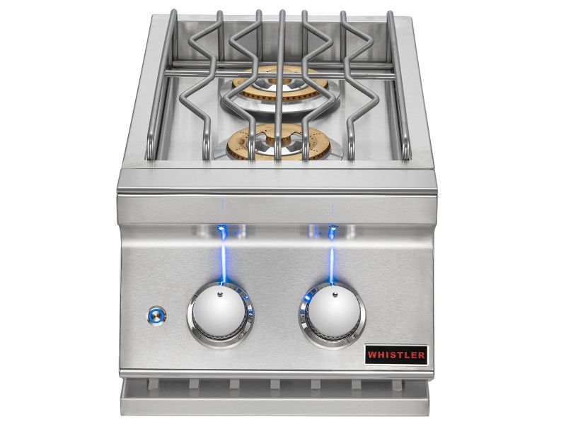 Whistler Outdoor Kitchen Grey Side Burner & Cabinet 32"