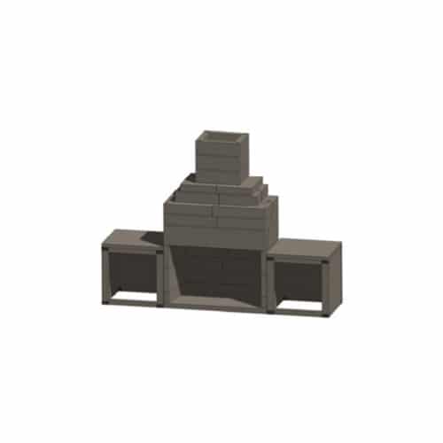 Fireplace Wood Storage Cabinets