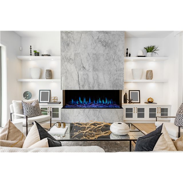 Modern Flames OR100-MULTI Orion Multi 100-Inch Three-Sided Built-In Electric Fireplace