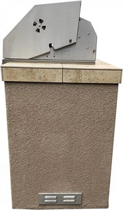 St. Martin 4' Charcoal Built In BBQ Island BBQ GRILL KoKoMo Grills   