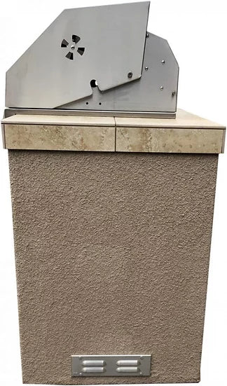 St. Martin 4' Charcoal Built In BBQ Island BBQ GRILL KoKoMo Grills   