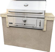 St. Martin 4' Charcoal Built In BBQ Island BBQ GRILL KoKoMo Grills   
