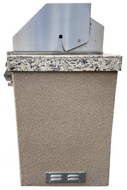 The 5' Maldives BBQ Island with Built In 4 Burner BBQ Grill and Access Door BBQ GRILL KoKoMo Grills   