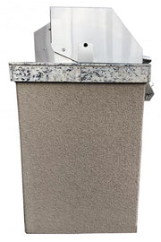 Fiji 4' BBQ Island with 4 Burner Built-In BBQ Grill BBQ GRILL KoKoMo Grills   