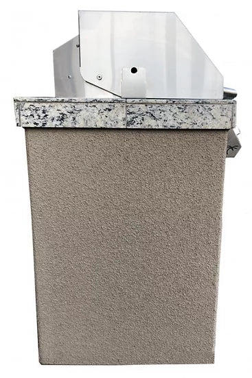 Fiji 4' BBQ Island with 4 Burner Built-In BBQ Grill BBQ GRILL KoKoMo Grills   