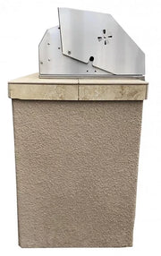 St. Martin 4' Charcoal Built In BBQ Island BBQ GRILL KoKoMo Grills   