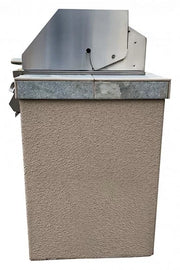 Panama 4' BBQ Island with 4 Burner Built In BBQ Grill BBQ GRILL KoKoMo Grills   