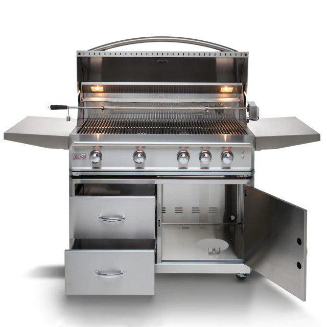 Blaze Professional LUX 44-Inch 4-Burner Gas Grill w/ Rear Infrared Burner