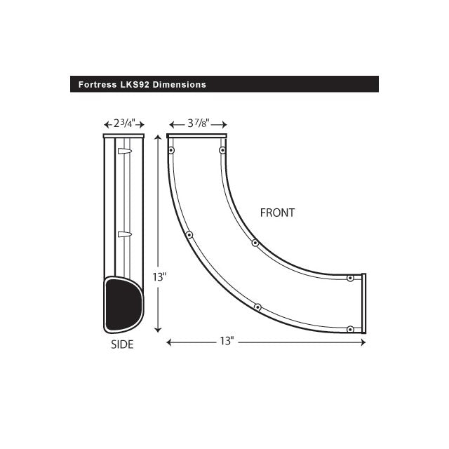 Rectorseal Corp. 84013 FORTRESS LKS92W 90 SWEEP ELL Order in multiples of 6