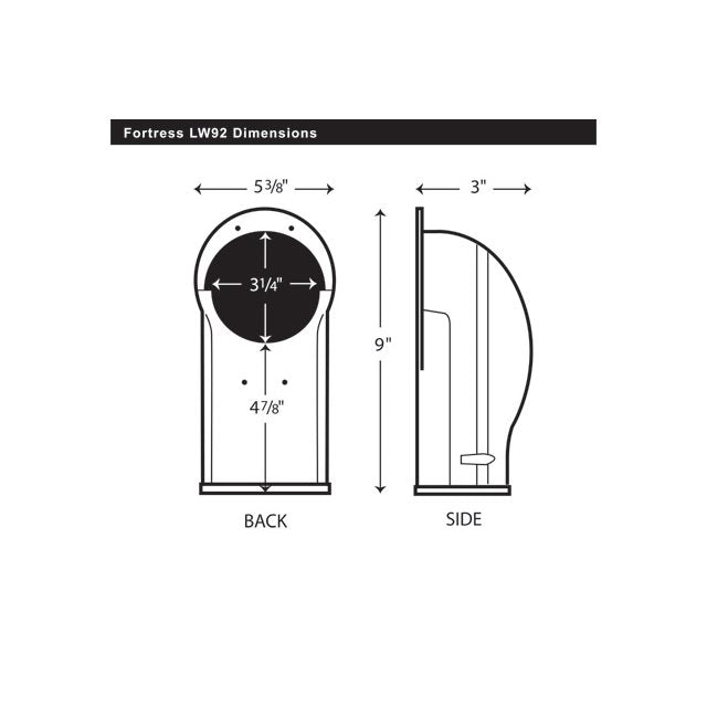 Rectorseal Corp. 84016 FORTRESS LW92W WALL INLET