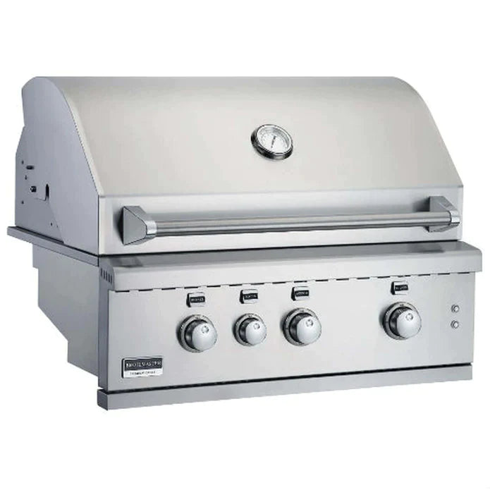 Broilmaster 32-Inch 4-Burner Built-In Gas Grill + Cart