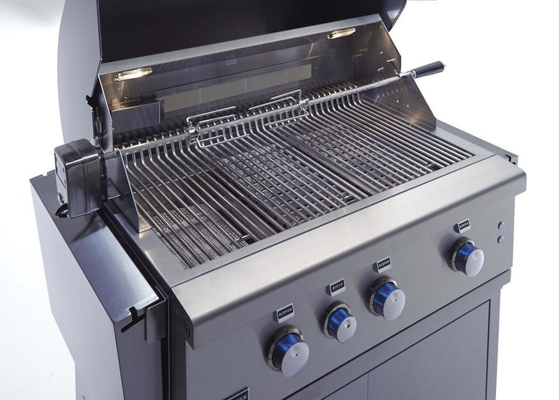 Broilmaster 32-Inch 4-Burner Built-In Gas Grill + Cart