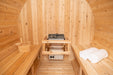 Dundalk 4 Person White Cedar Outdoor Sauna Harmony | 2-4 People | Wood or Electric Heater  Dundalk Leisurecraft   