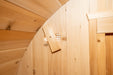 Dundalk 4 Person White Cedar Outdoor Sauna Harmony | 2-4 People | Wood or Electric Heater  Dundalk Leisurecraft   