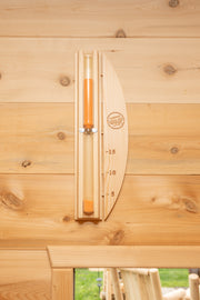 Dundalk Canadian Timber Luna White Cedar Outdoor Sauna | 2-4 People | Wood or Electric Heater  Dundalk Leisurecraft   