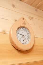 Dundalk Canadian Timber Luna White Cedar Outdoor Sauna | 2-4 People | Wood or Electric Heater  Dundalk Leisurecraft   