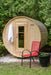 Dundalk 4 Person White Cedar Outdoor Sauna Harmony | 2-4 People | Wood or Electric Heater  Dundalk Leisurecraft   