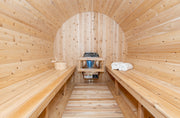 Dundalk Canadian Timber White Cedar Tranquility Outdoor | 2-4 People | Wood or Electric Heater sauna Dundalk Leisurecraft   