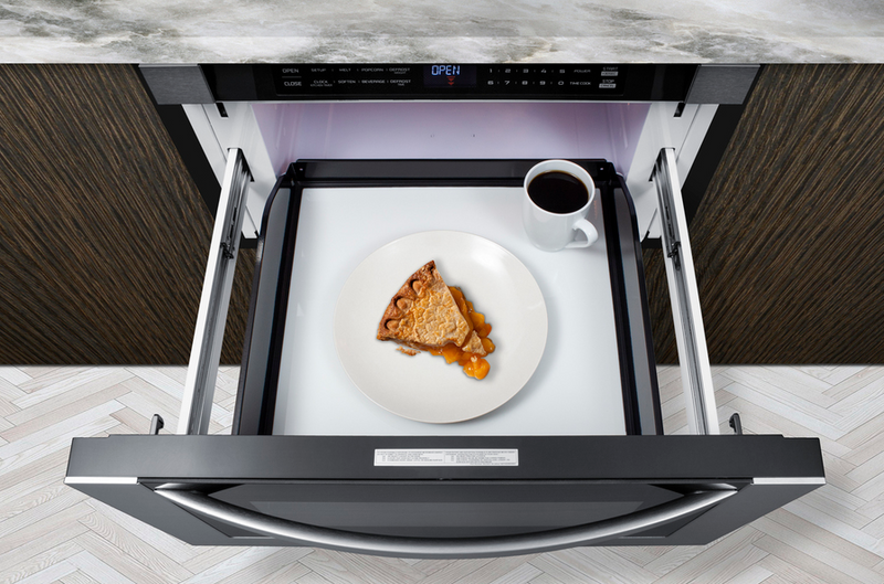 Summit 24" Wide Built-In Drawer Microwave Refrigerator Accessories Summit Appliance   