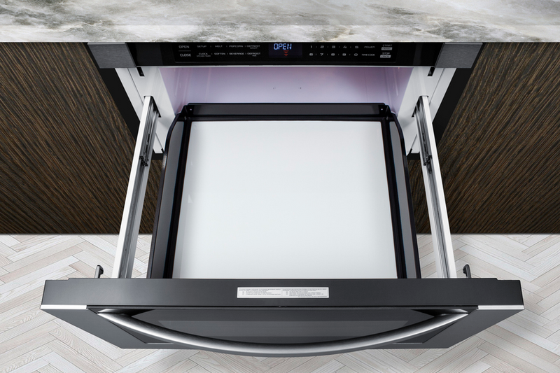 Summit 24" Wide Built-In Drawer Microwave Refrigerator Accessories Summit Appliance   