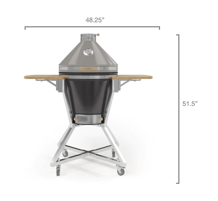 Platinum Kamado Bundle Grill with trolley - Taupe BBQ GRILL New Age   