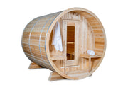 Dundalk Canadian Timber White Cedar Serenity Outdoor Sauna | 2-4 People | Wood or Electric Heater  Dundalk Leisurecraft   