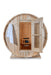 Dundalk 4 Person White Cedar Outdoor Sauna Harmony | 2-4 People | Wood or Electric Heater  Dundalk Leisurecraft   