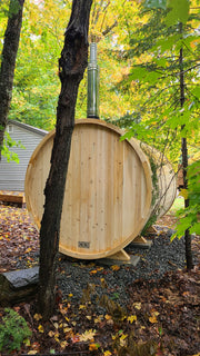 Dundalk Canadian Timber White Cedar Tranquility Outdoor | 2-4 People | Wood or Electric Heater sauna Dundalk Leisurecraft   