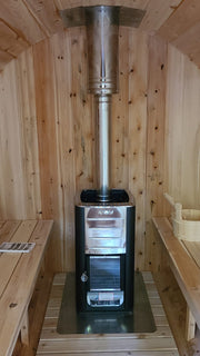 Dundalk Canadian Timber White Cedar Tranquility Outdoor | 2-4 People | Wood or Electric Heater sauna Dundalk Leisurecraft   
