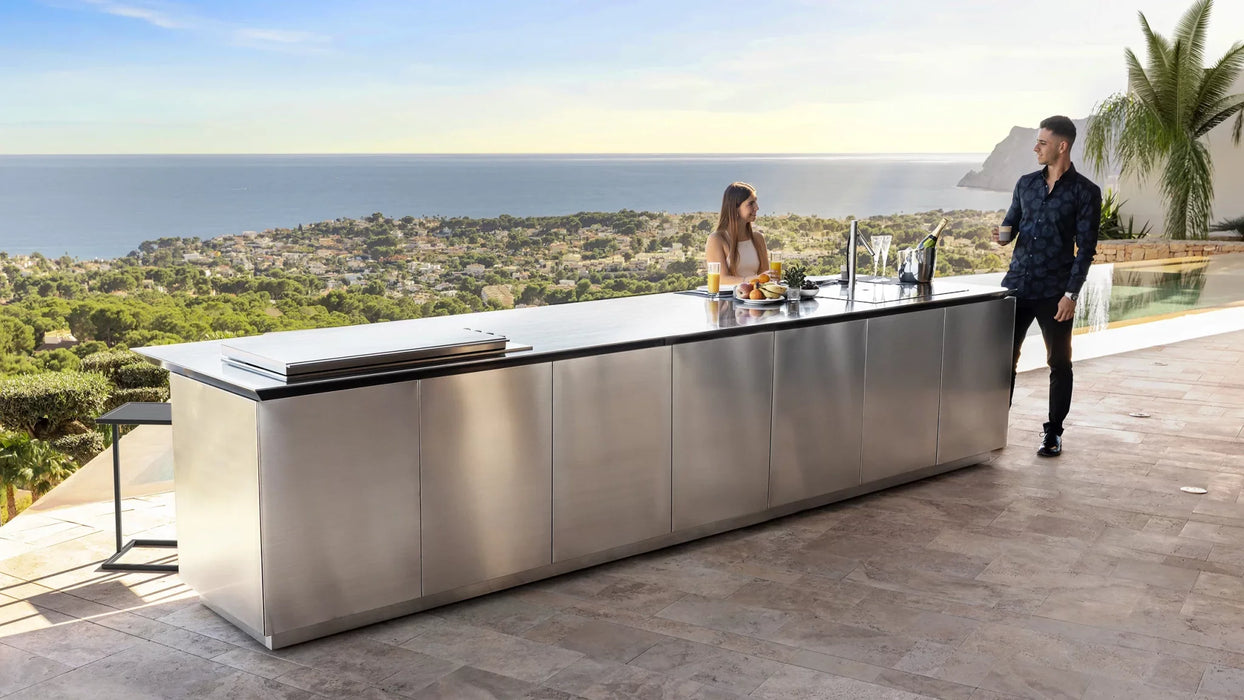 Outdoor Kitchen Empire Diamond Steel