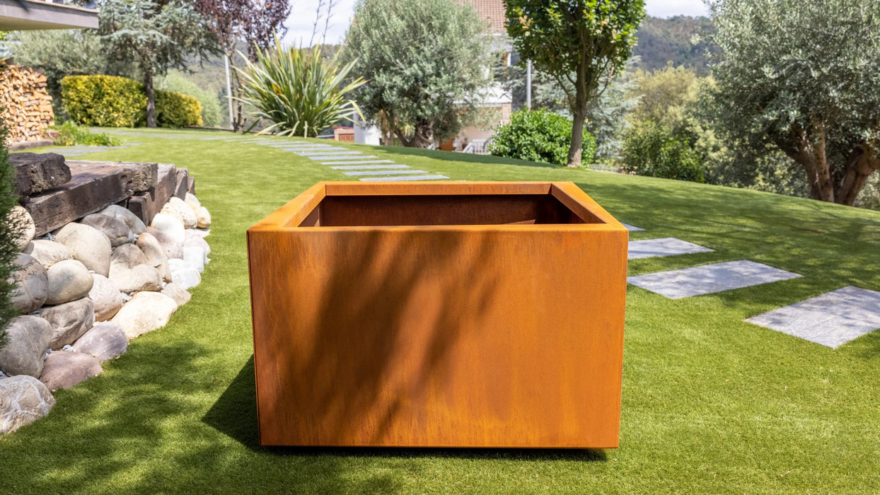 Planters Kubik Corten