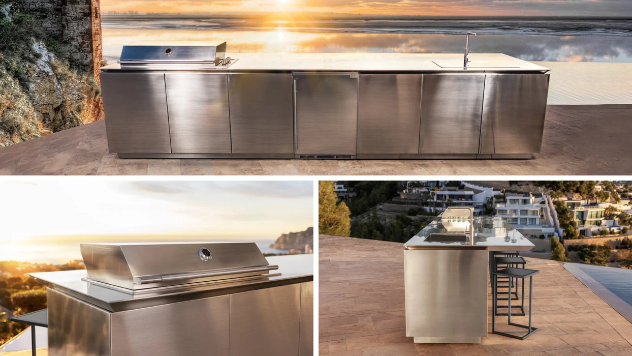 Outdoor Kitchen Empire Diamond Steel