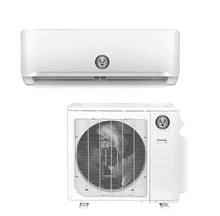 Buck Cool 18K BTU, 20 SEER EZ Connect Ductless Mini Split Heat Pump Complete System