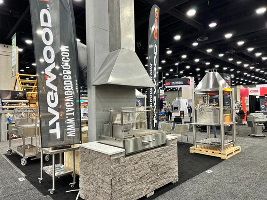 Tagwood BBQ XL Built-In Argentine Wood Fire & Charcoal Grill OPEN FIRE COOKING | BBQ25SS