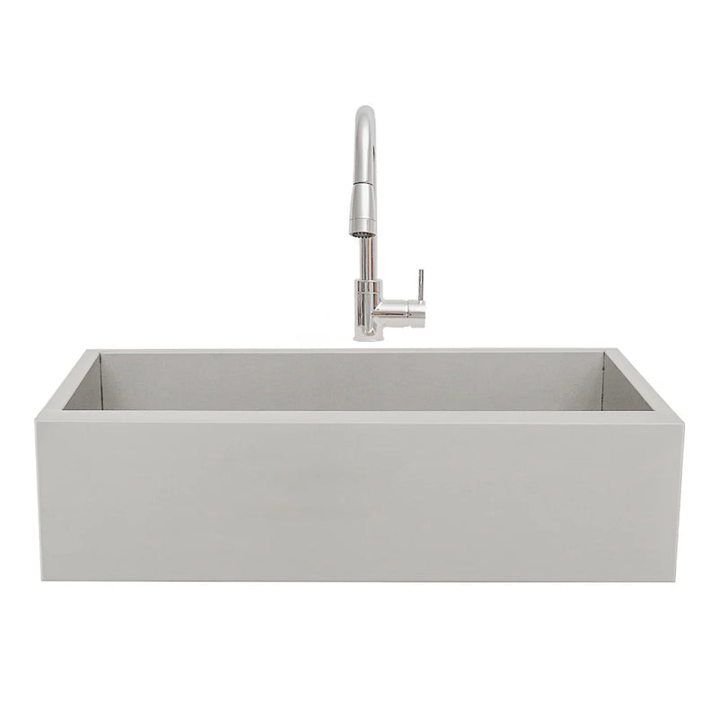 Renaissance 32" Outdoor Rated Farmhouse Sink w/Faucet & Grate