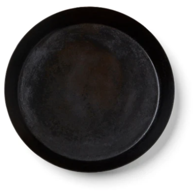 Delivita Round Black Iron Dish