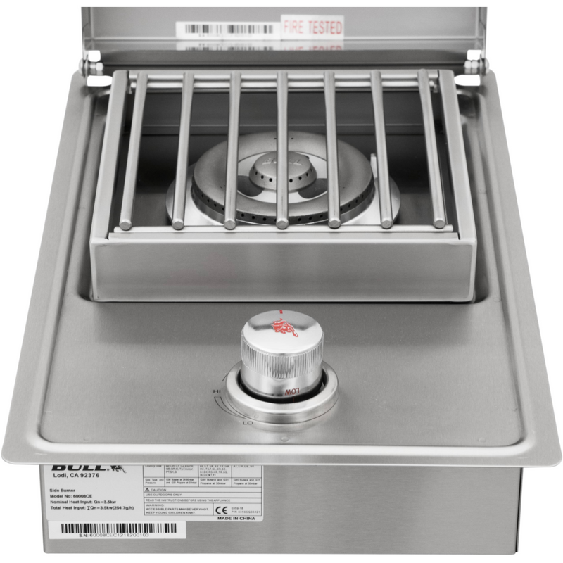 Bull Drop-In Stainless Steel Side Burner NG