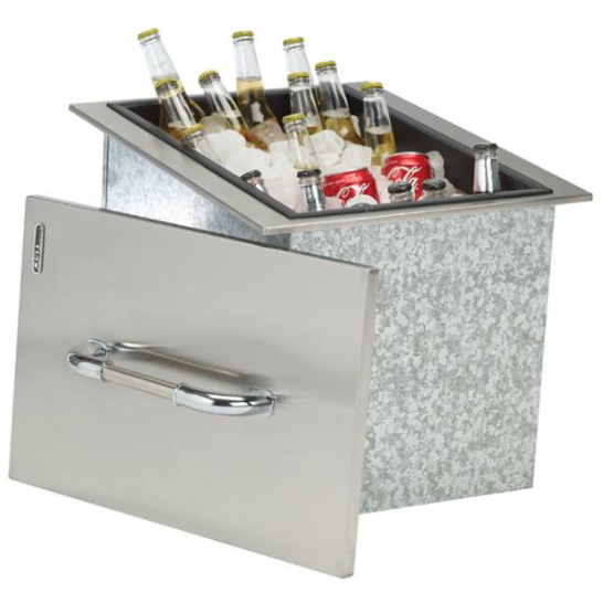 Bull BG-00002 Stainless Steel Drop-In Ice Chest, 16.75x20.25-Inches