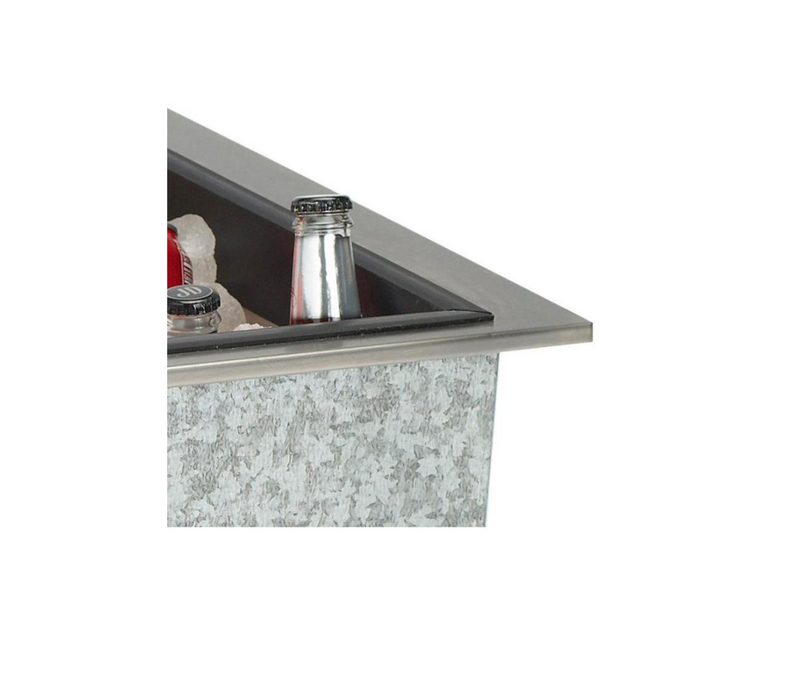 Bull BG-00002 Stainless Steel Drop-In Ice Chest, 16.75x20.25-Inches