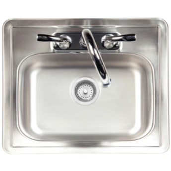 Bull BG-12391 Large Stainless Steel Sink, 19x17-Inches