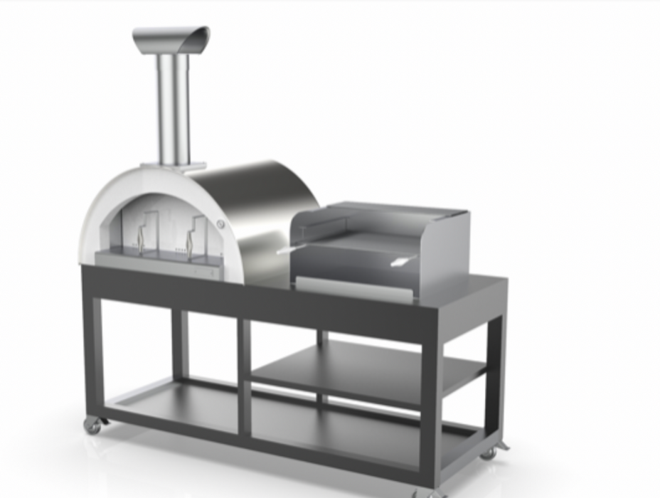 Fumoso Grande Pizza Oven & Grill Set- Anthracite Wood fire Pizza Ovens Alphapro Ltd Default Title  