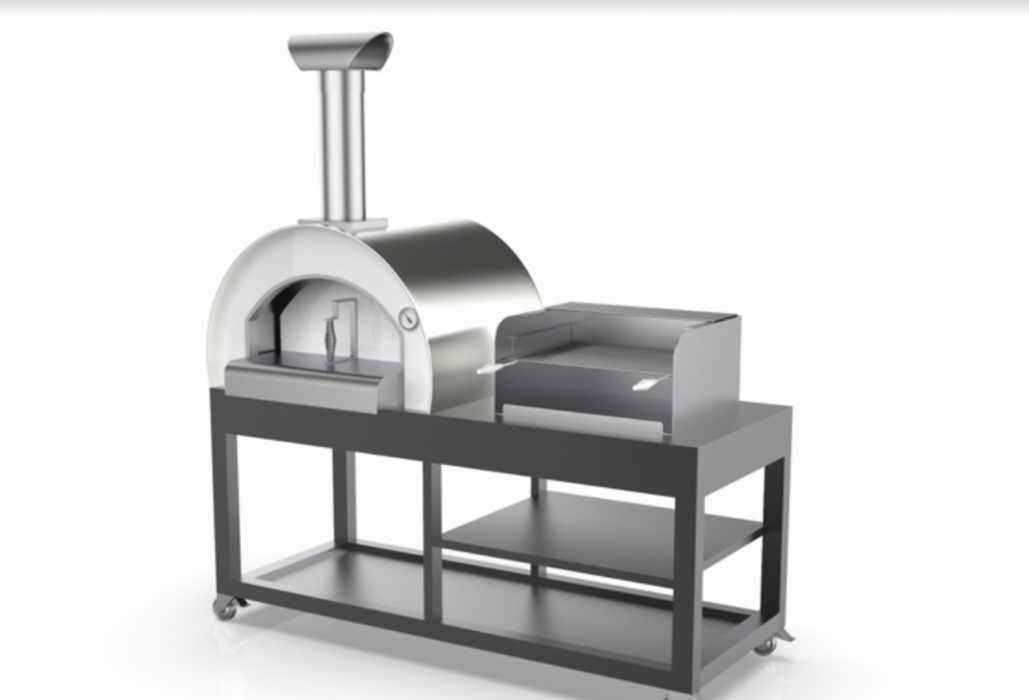 Fumoso Piccolo Pizza Oven & Grill Set- Anthracite Wood fire Pizza Ovens Alphapro Ltd Default Title  