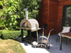 Piccolo Pizza Oven & Trolley - Anthracite Wood fire Pizza Ovens Alphapro Ltd   