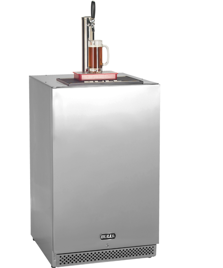 Bull BG-17900 Single Tap Kegerator, 6.6 Cubic Feet